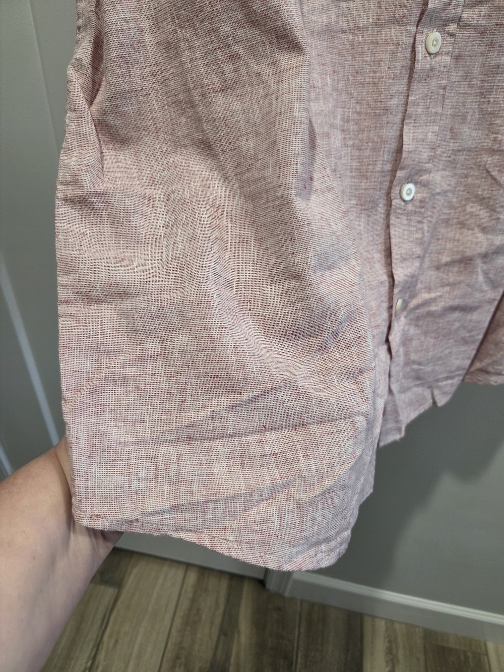 Weatherproof Vintage Men's 2X Washable Linen Button-up Shirt - Picture 13 of 14